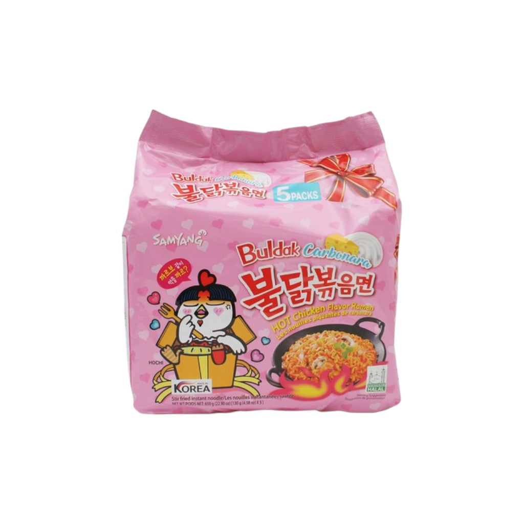 Buldak 5x Ramen Noodles Carbonara Bundle