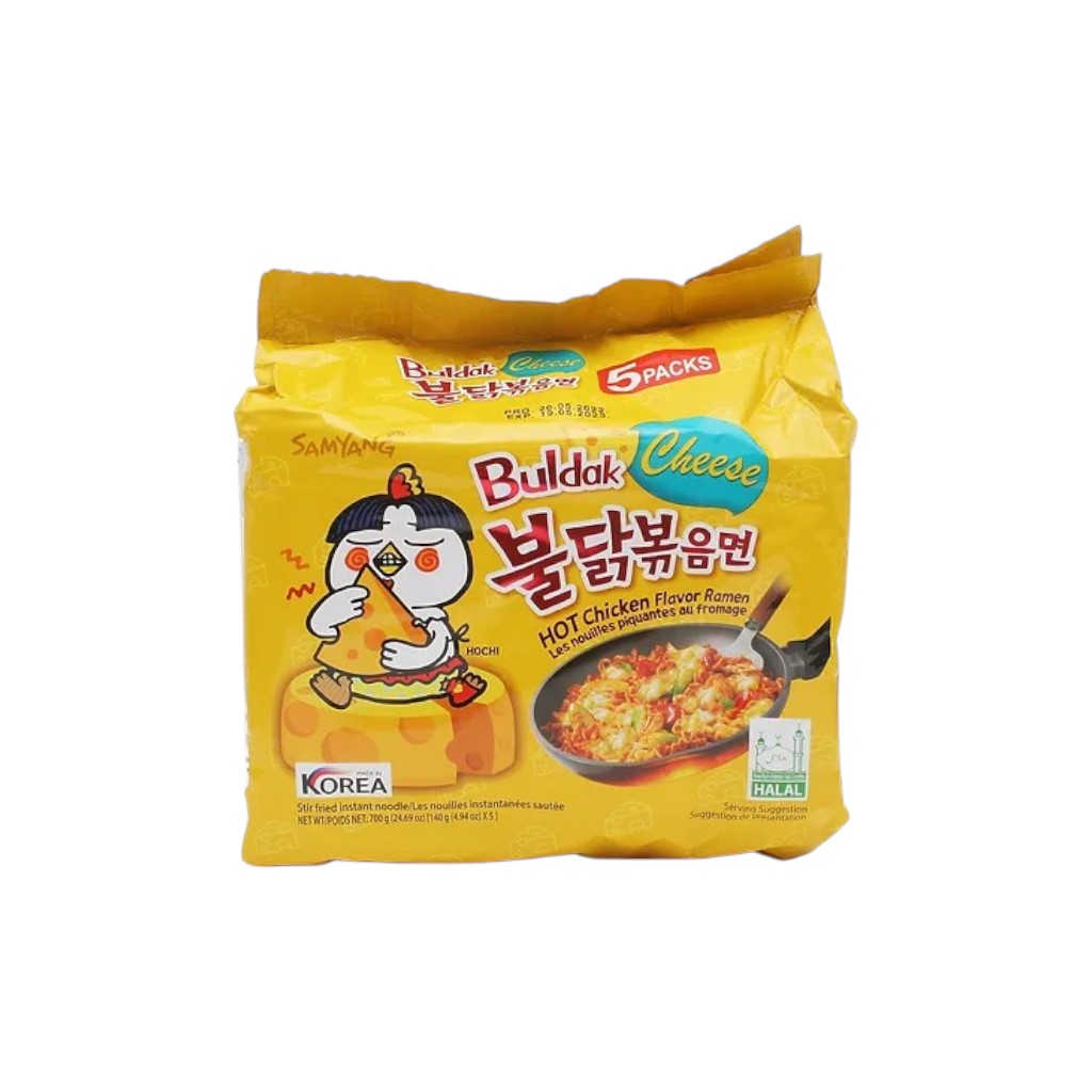 Buldak 5x Ramen Noodles Cheese Bundle