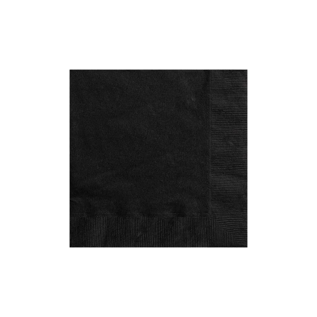 Servietten schwarz, 20 Stück