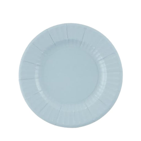 Einwegteller 21cm, 8 Stück - blau