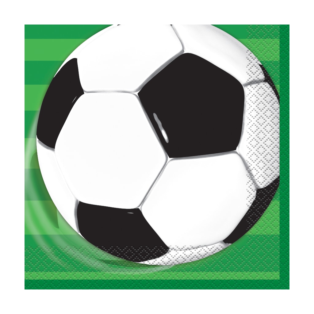 Servietten Fussball, 16 Stück