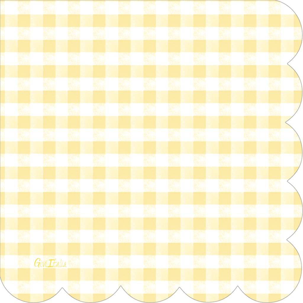 Servietten 33 x 33cm kariert, 16 Stück