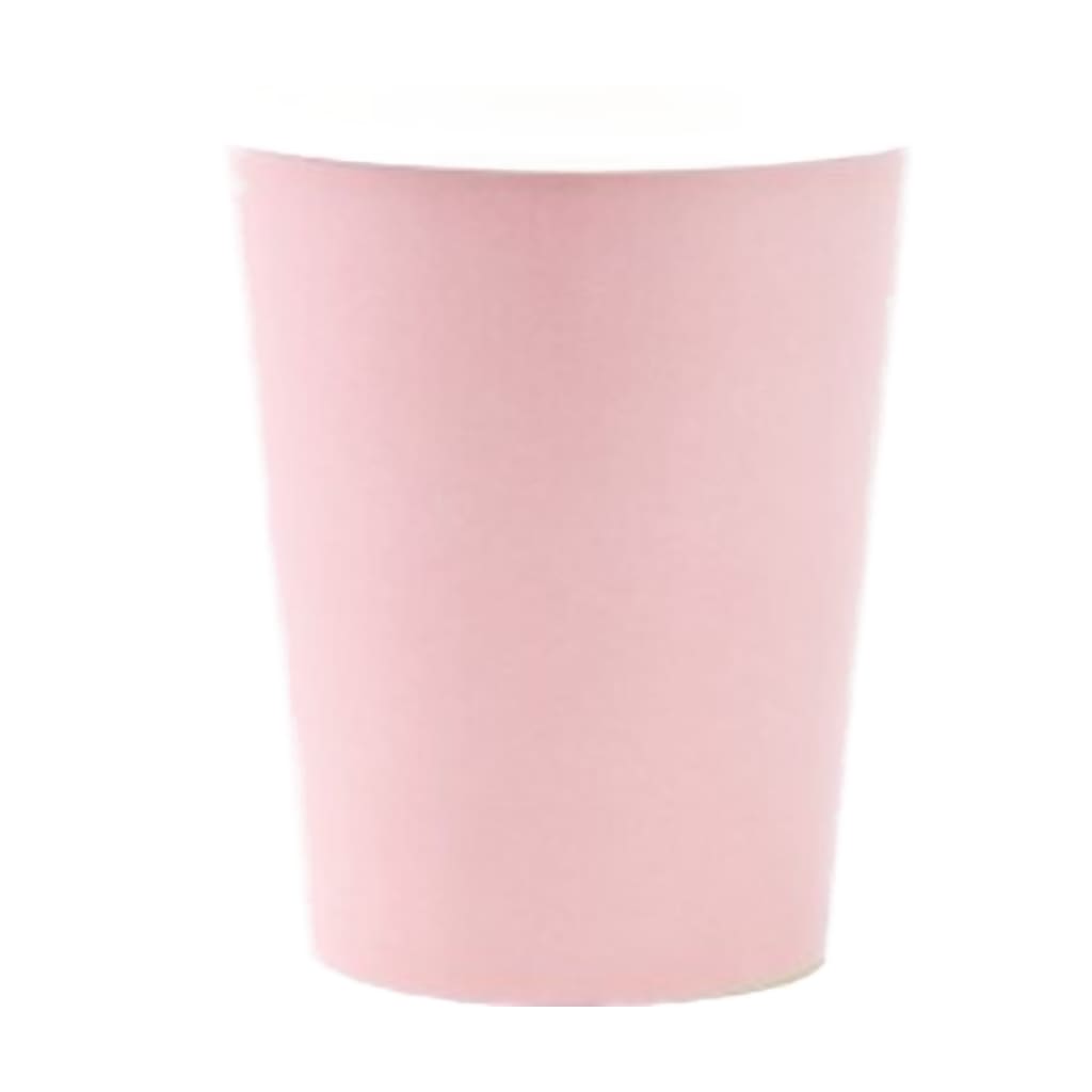Einwegbecher 250ml, 8 Stück | Rosa