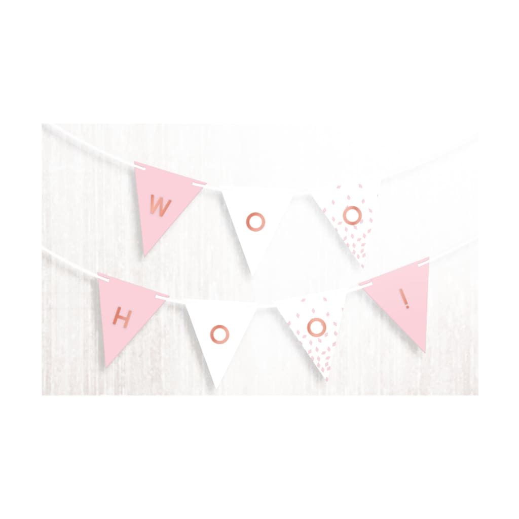 Wimpelkette personalisierbar Papier 457 x 17,7 cm