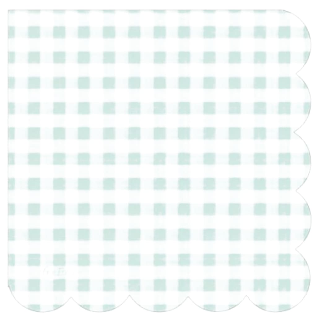 Servietten 33 x 33cm kariert, 16 Stück