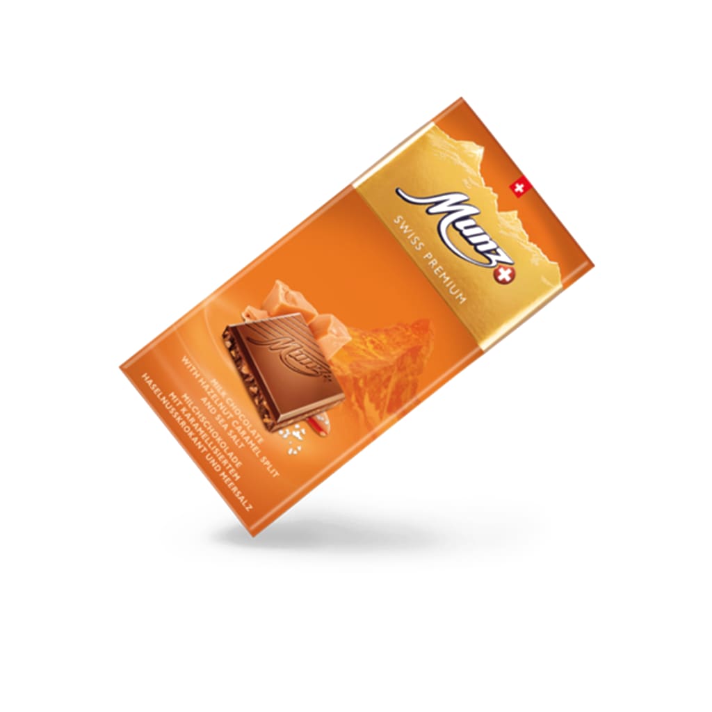 Munz Swiss Prem Caramel/Salz, 100g