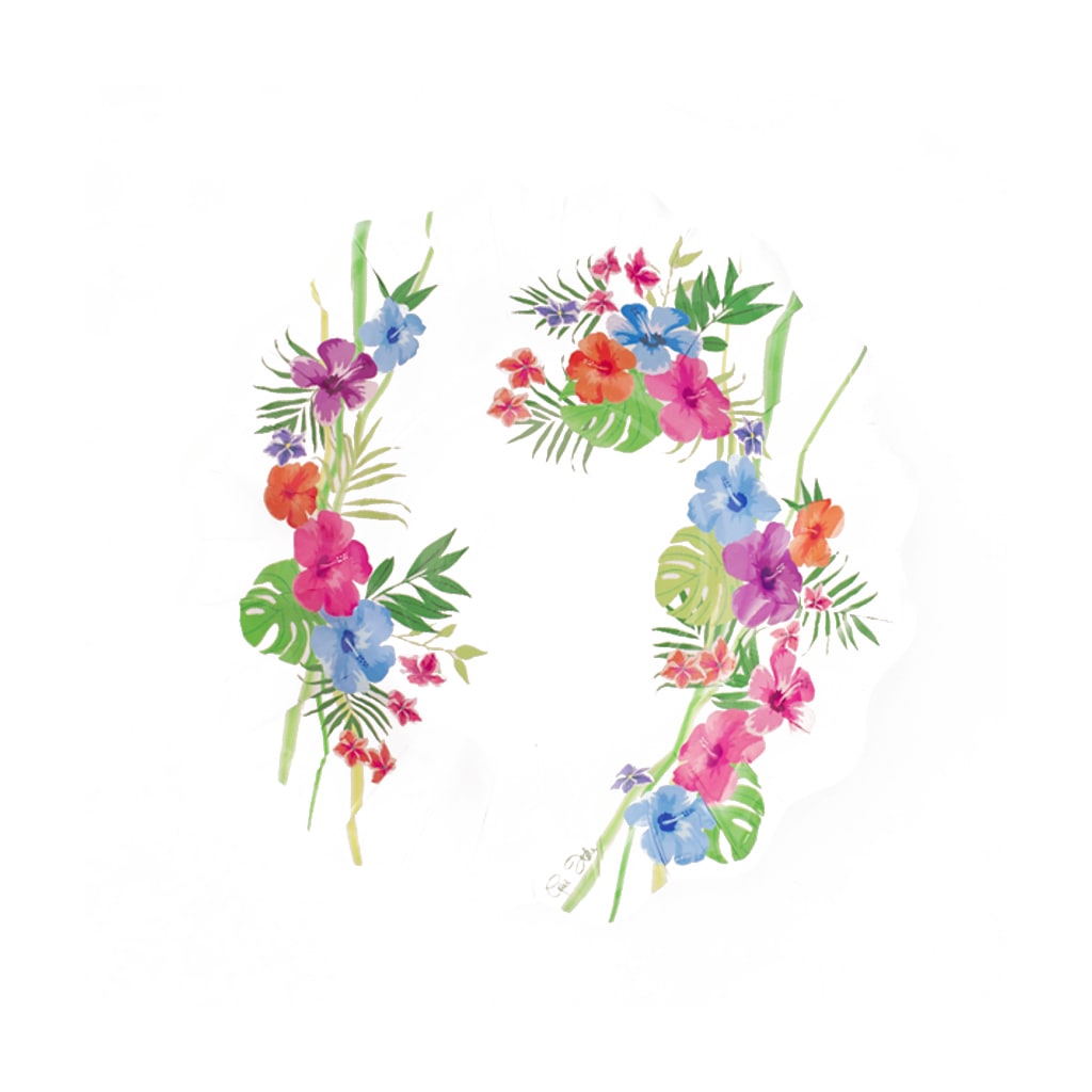 Einwegsuppenteller Tropical 24cm, 8 Stück