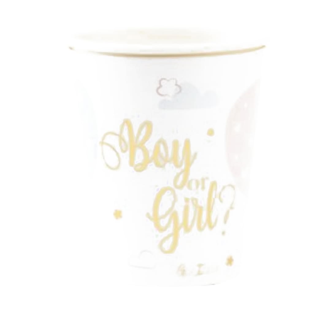 Einwegbecher Boy or Girl?, 8 Stück
