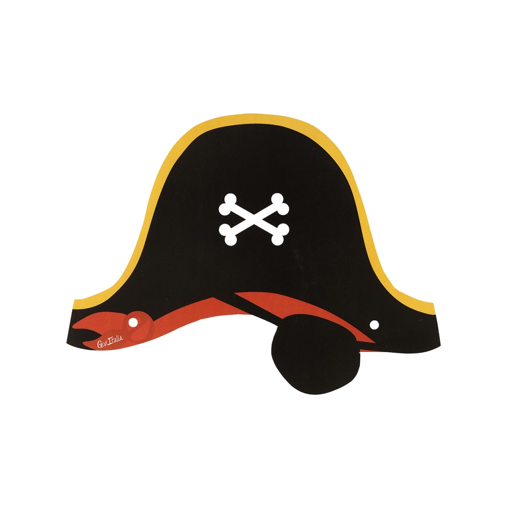 Piraten Masken, 4 Stück