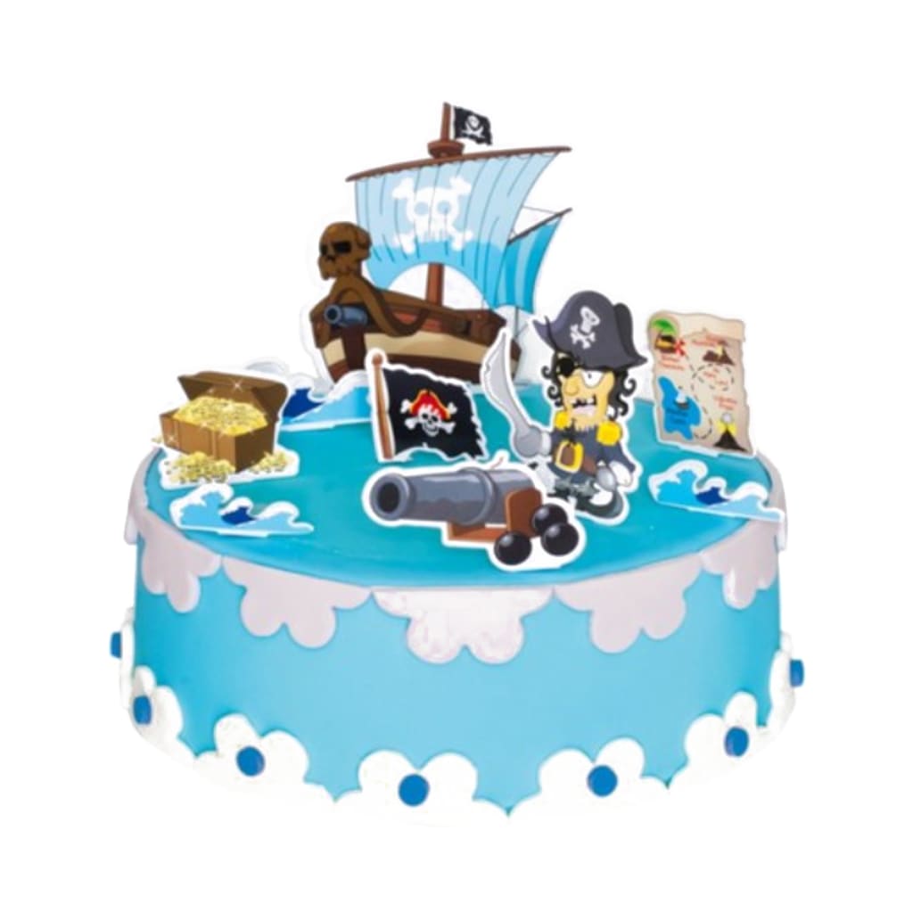 Pop Tops Piraten Kuchendekorationen