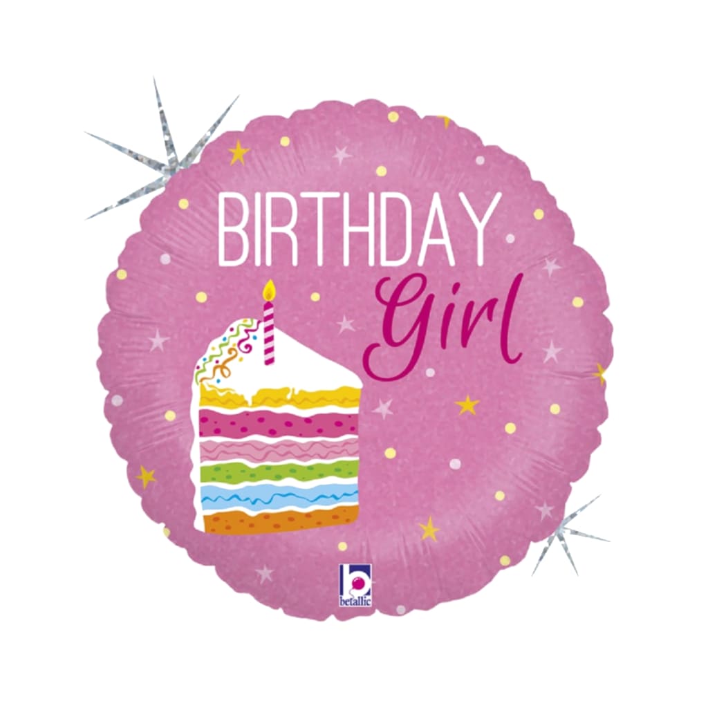 Birthday Girl Ballon, 46 cm