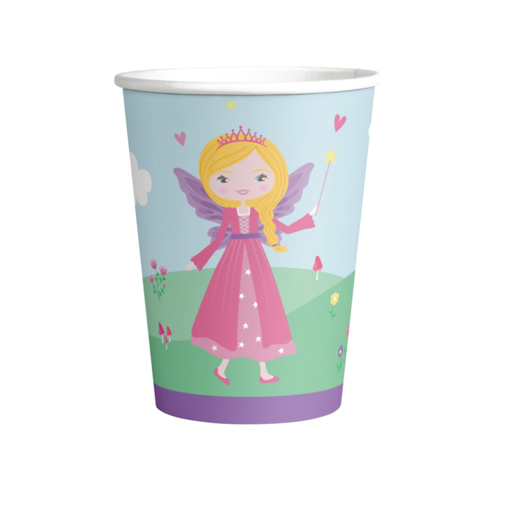 Einwegbecher Prinzessin 250ml, 8 Stück