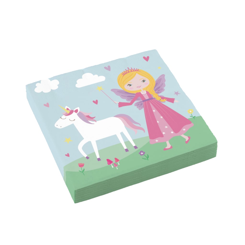 Servietten Prinzessin 33 x 33 cm, 20 Stück