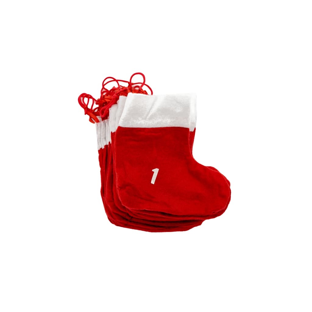 Weihnachtssocken Adventskalender klein, 1 Stück