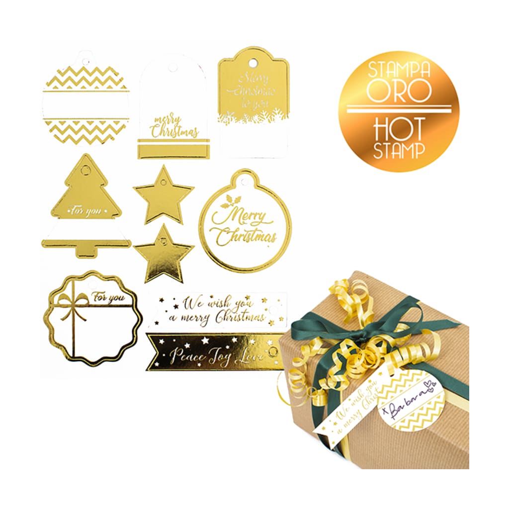 Christmas Gold - Sticker, 20 Bogen
