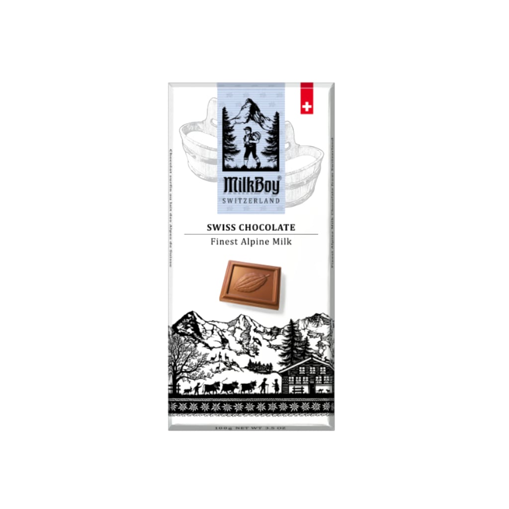Milkboy Swiss Chocolates Finest Alpine Milk, 85g