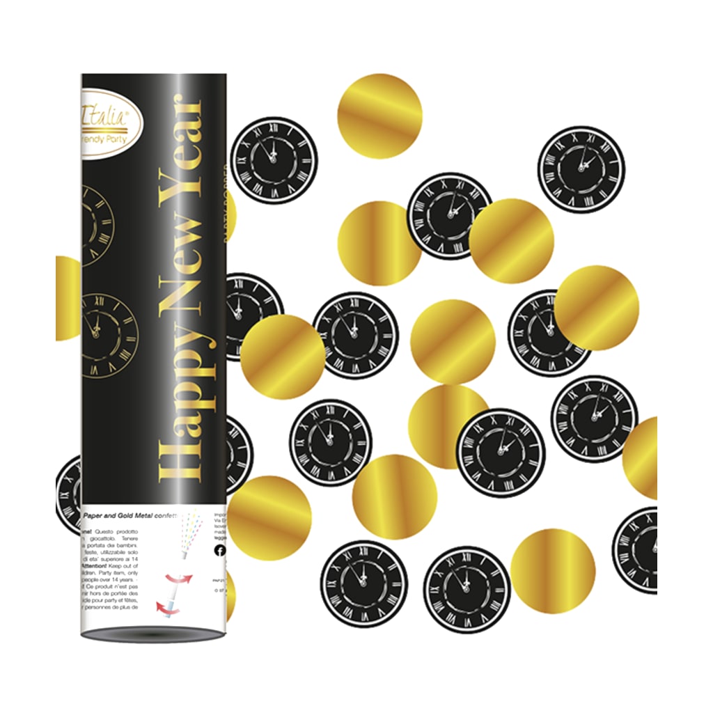 Konfetti-Kanone Happy New Year