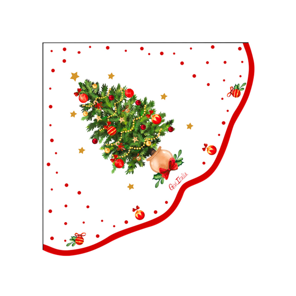 Servietten Christmas Wishes 33x33cm, 16 Stück
