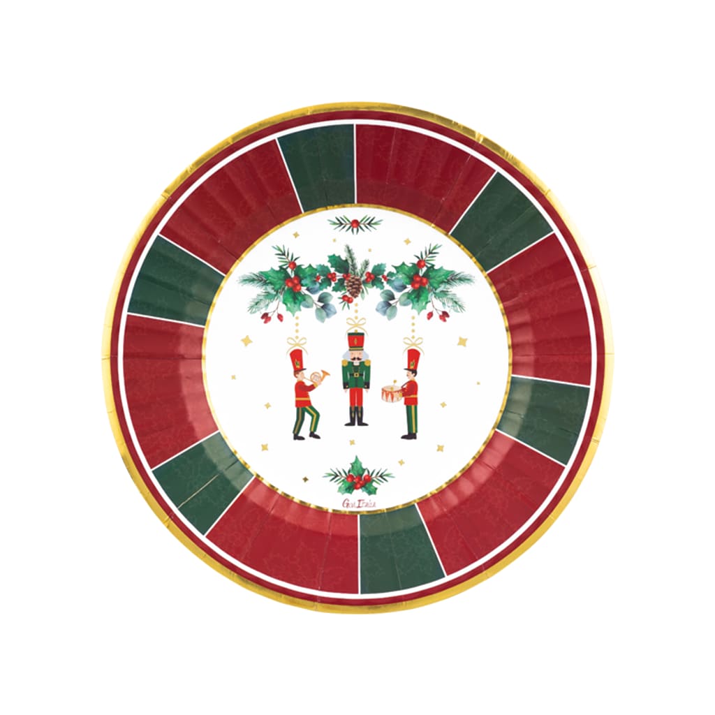 Einwegteller Weihnachtsmärchen 27cm, 8 Stück