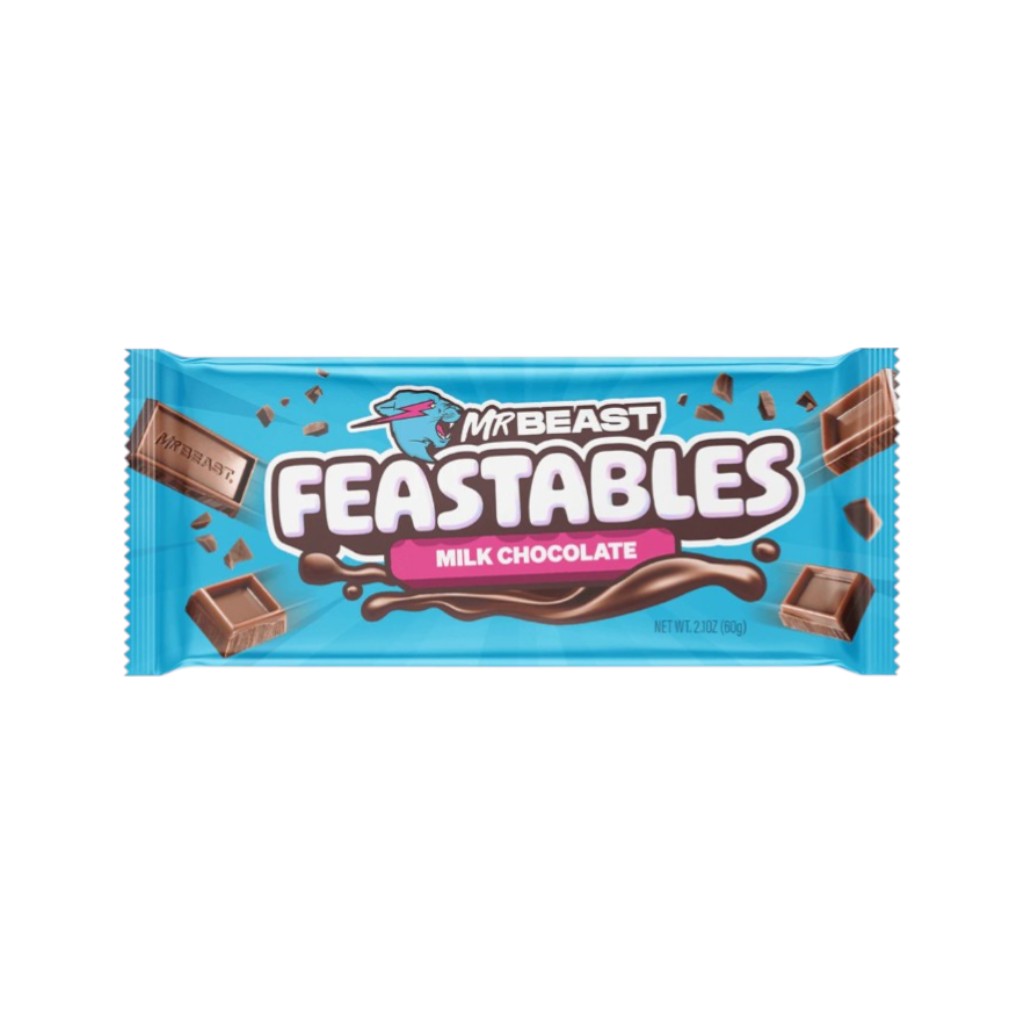 Mr Beast Feastables Milk Chocolate, 60g