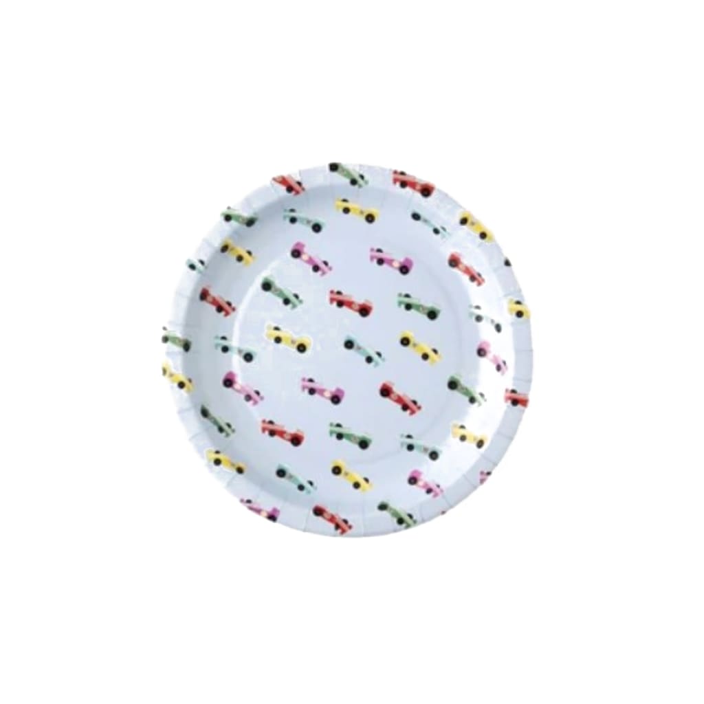 Einwegteller Rennauto 22.5cm, 6 Stück