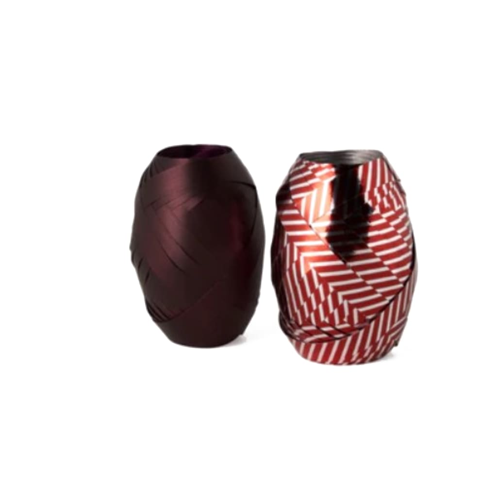 Geschenkband Rot glanz und matt, 10mm