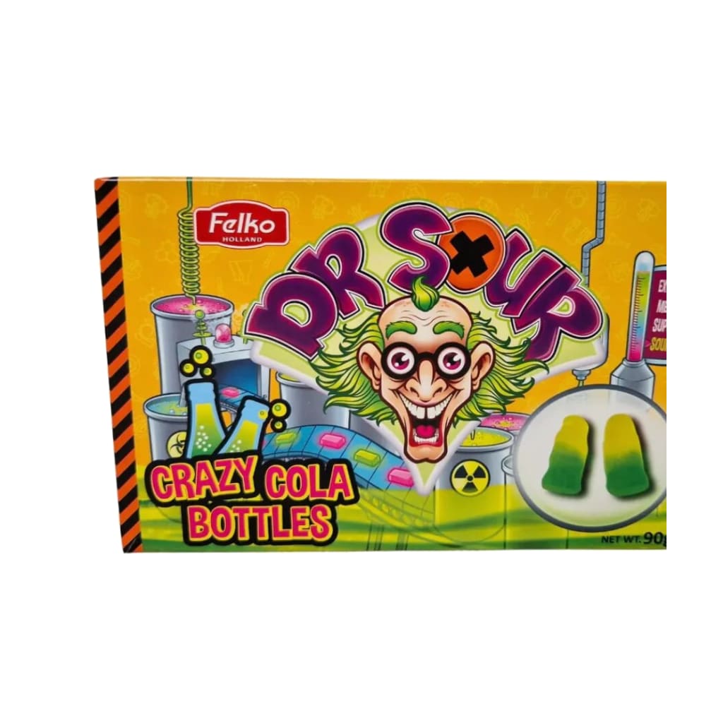 Dr. Sour Crazy Cola Bottles, 90g