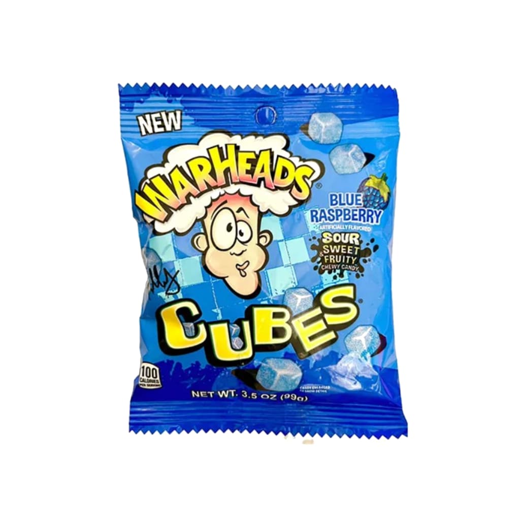 Warheads Cubes Blue Raspberry, 99g