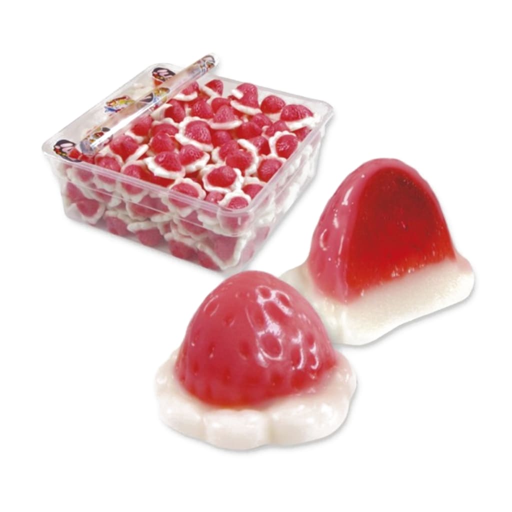 Vidal Strawberries with Cream Jelly Filled, 75 Stück