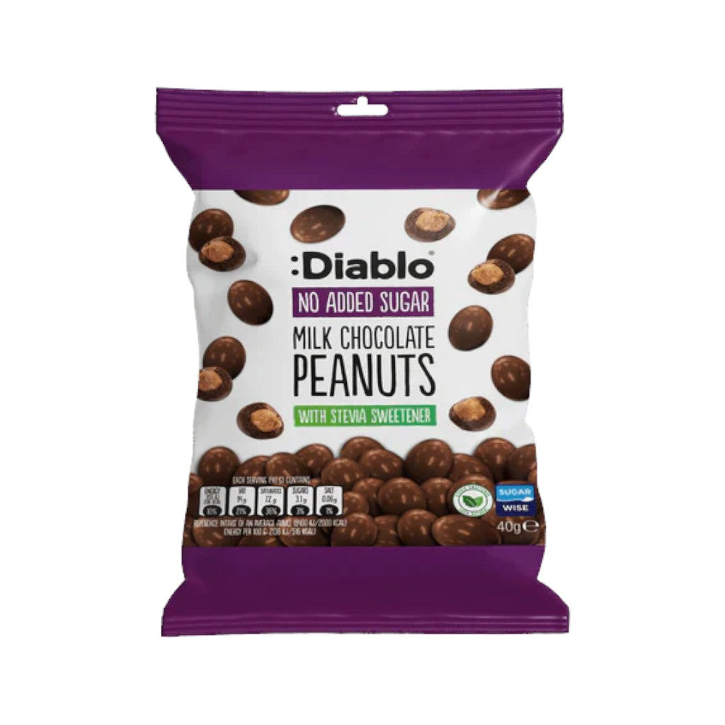 Diablo Milk Chocolate & Peanuts, 40g
