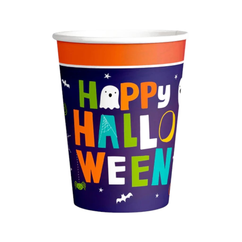 Einwegbecher Halloween Night 250ml, 8 Stück