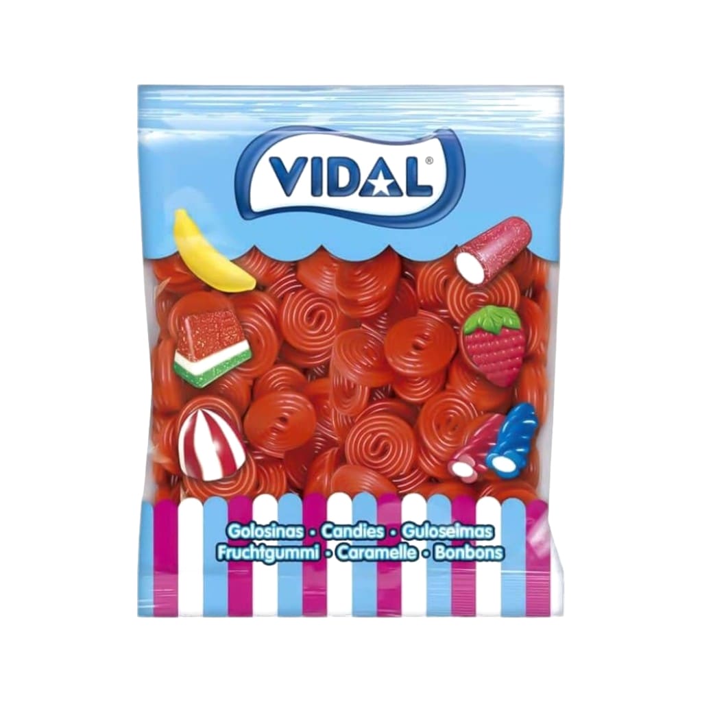 Vidal Discos Rojos Licorice, 1kg