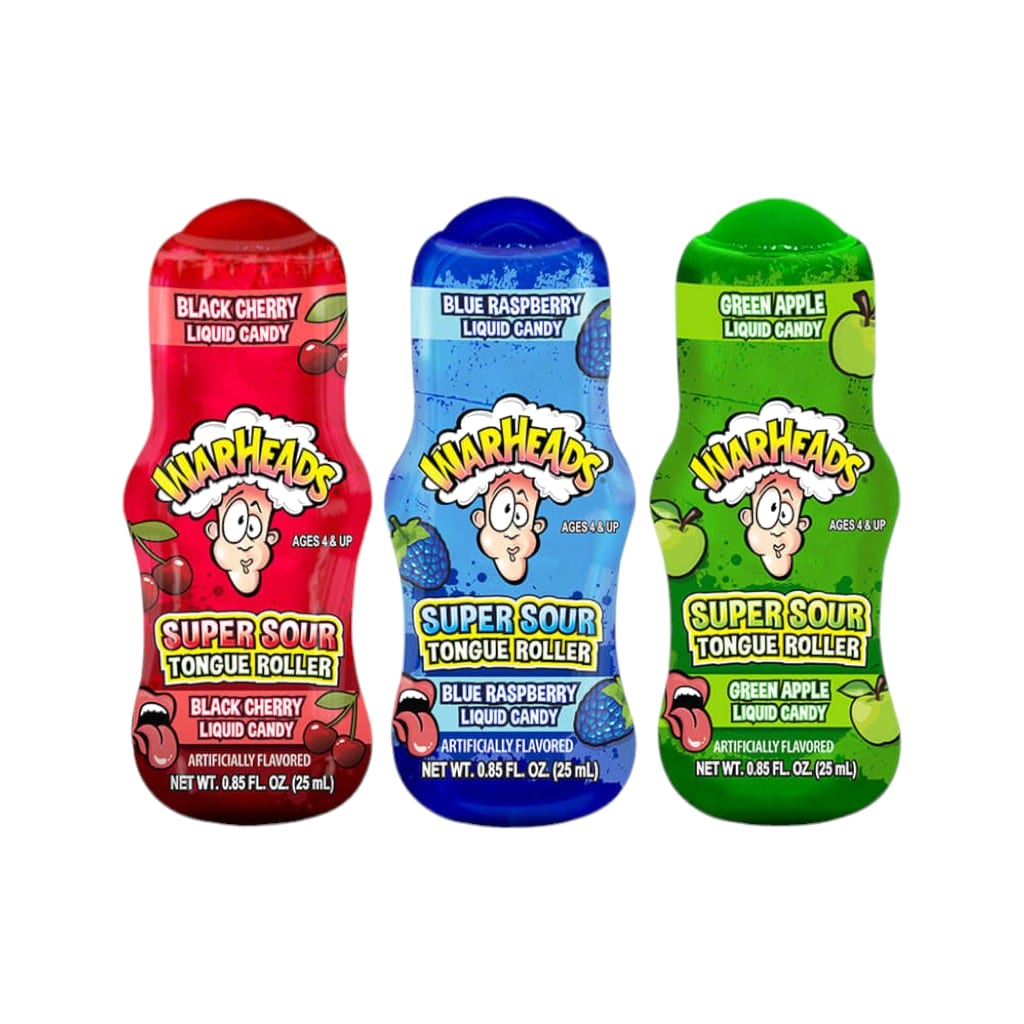 Warheads Super Sour Tongue Rollers, 25ml