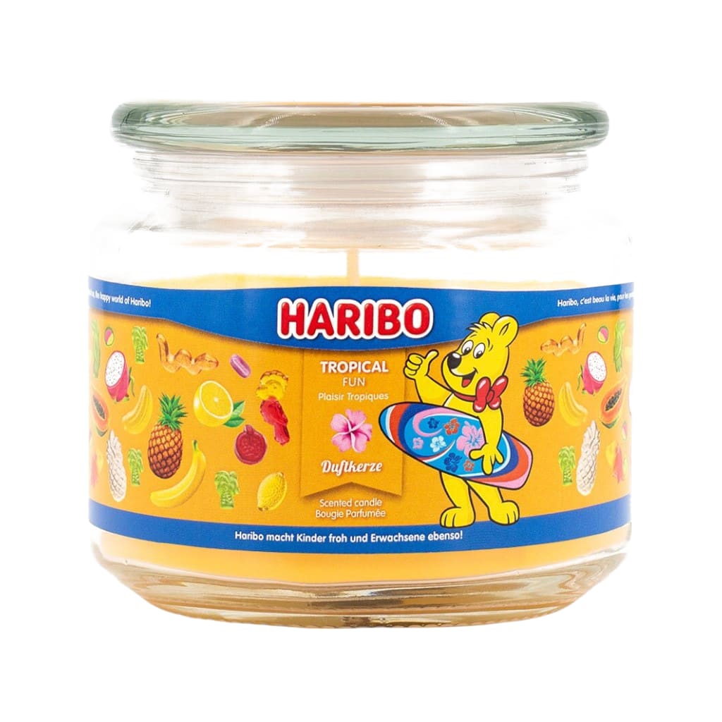 Haribo Duftkerze Tropical Fun, 300g