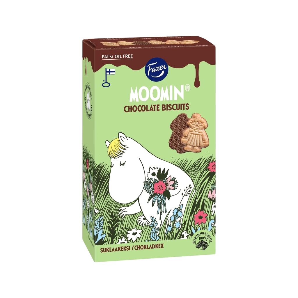 Fazer Moomin Chocolate Biscuits, 175g