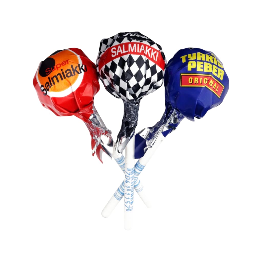 Fazer Salmiakki Mix Lollipop, 9g