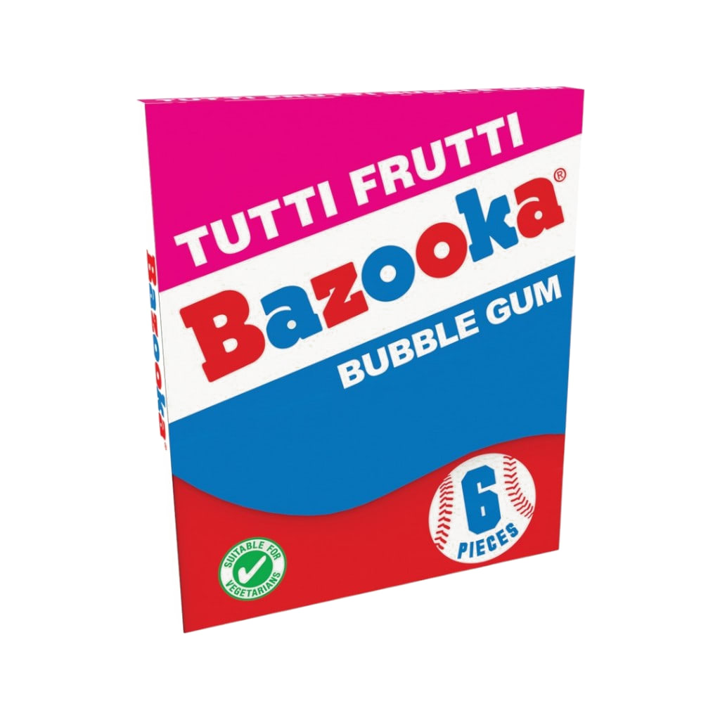 Bazooka Bubblegum Wallet Tutti Frutti, 33g