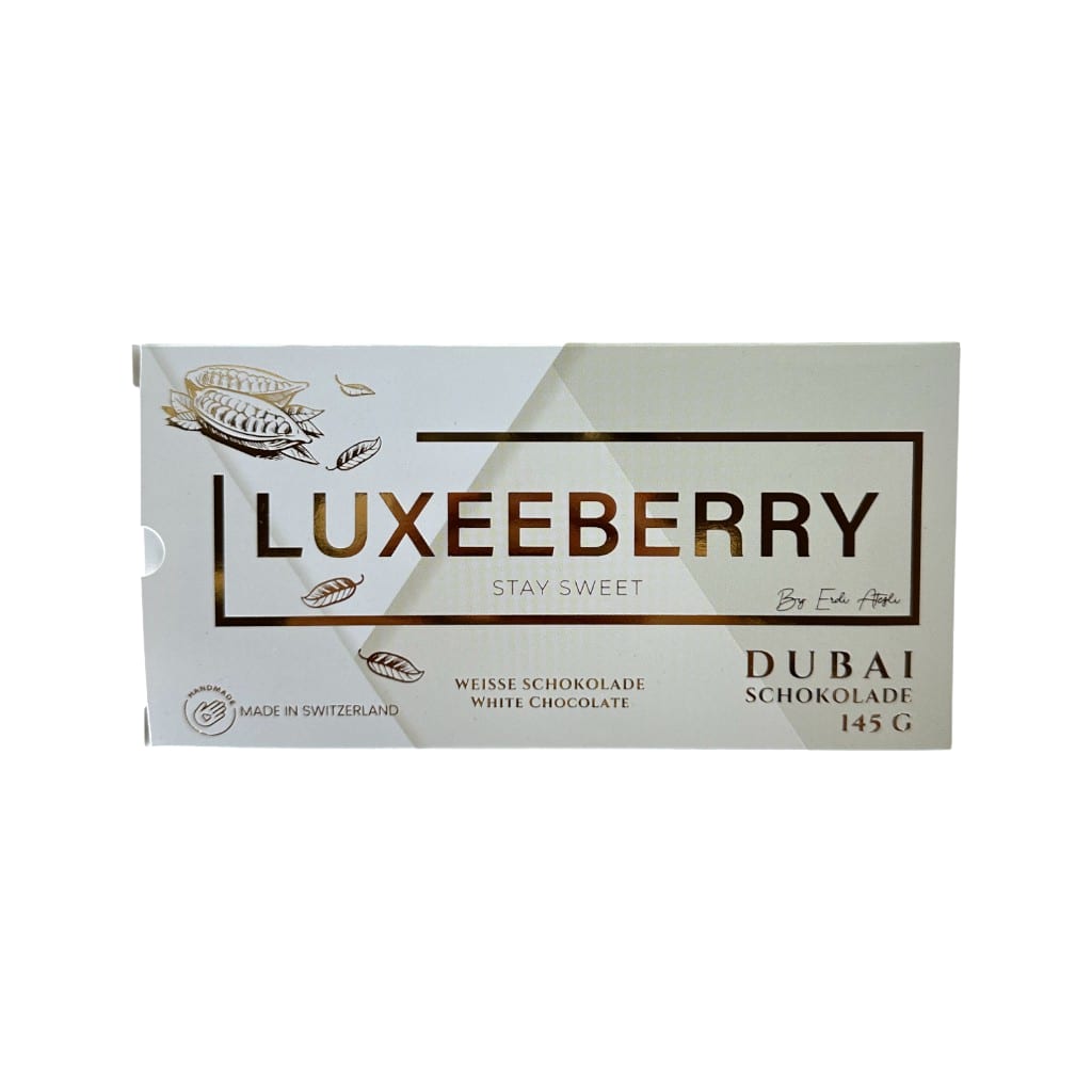 Luxeeberry Dubai Schokolade weiss, 145g
