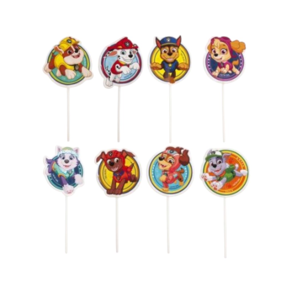 Paw Patrol Cake Topper, 16 Stück