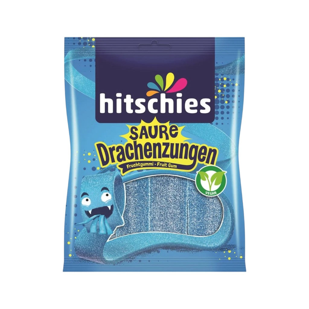 Hitschies Saure Drachenzungen Blau, 125g
