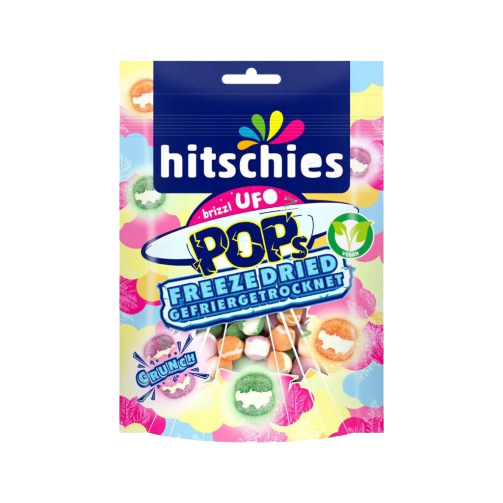 Hitschies Brizzl Ufo Pop´s Freeze Dried, 50g