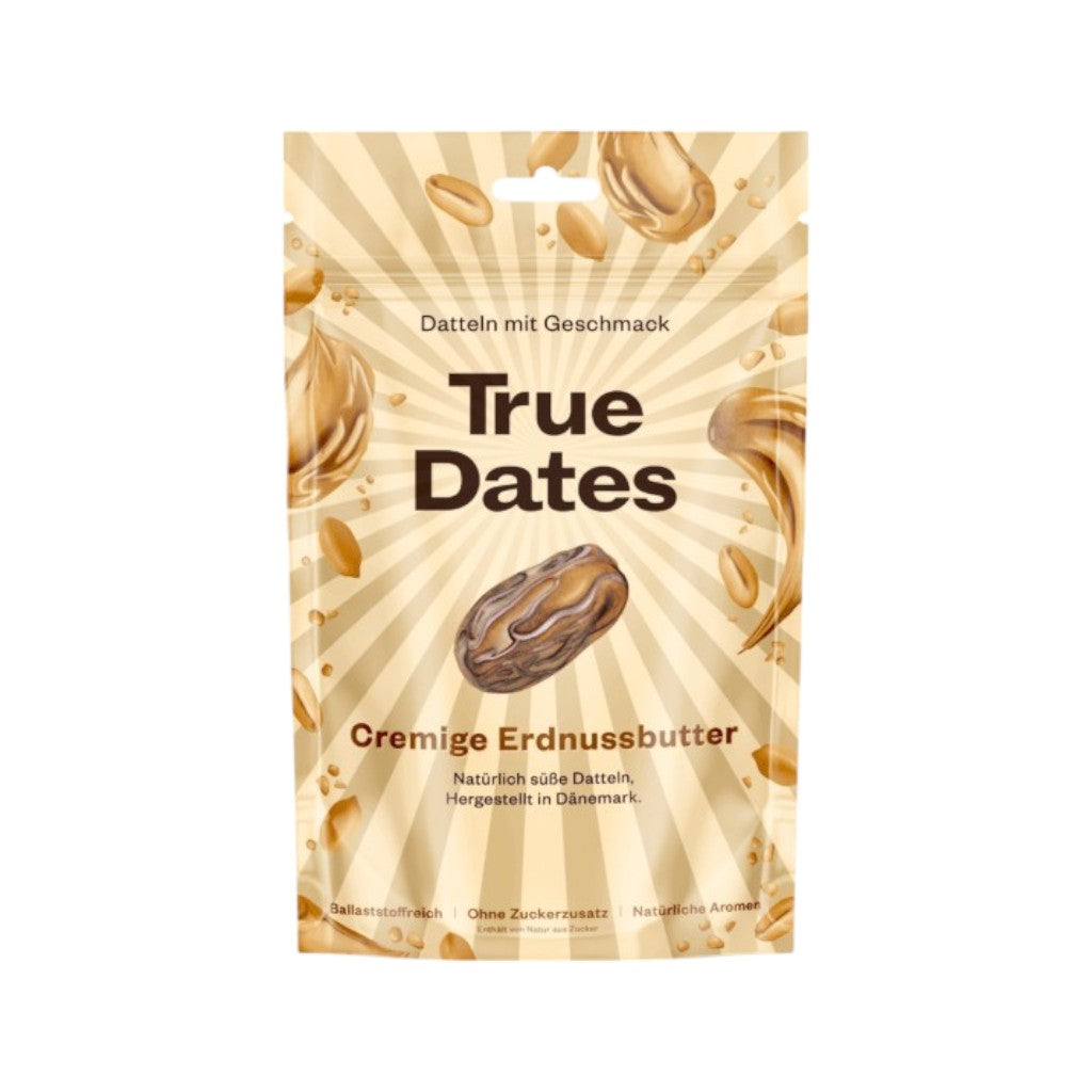 True Dates Creamy Peanut Butter, 100g