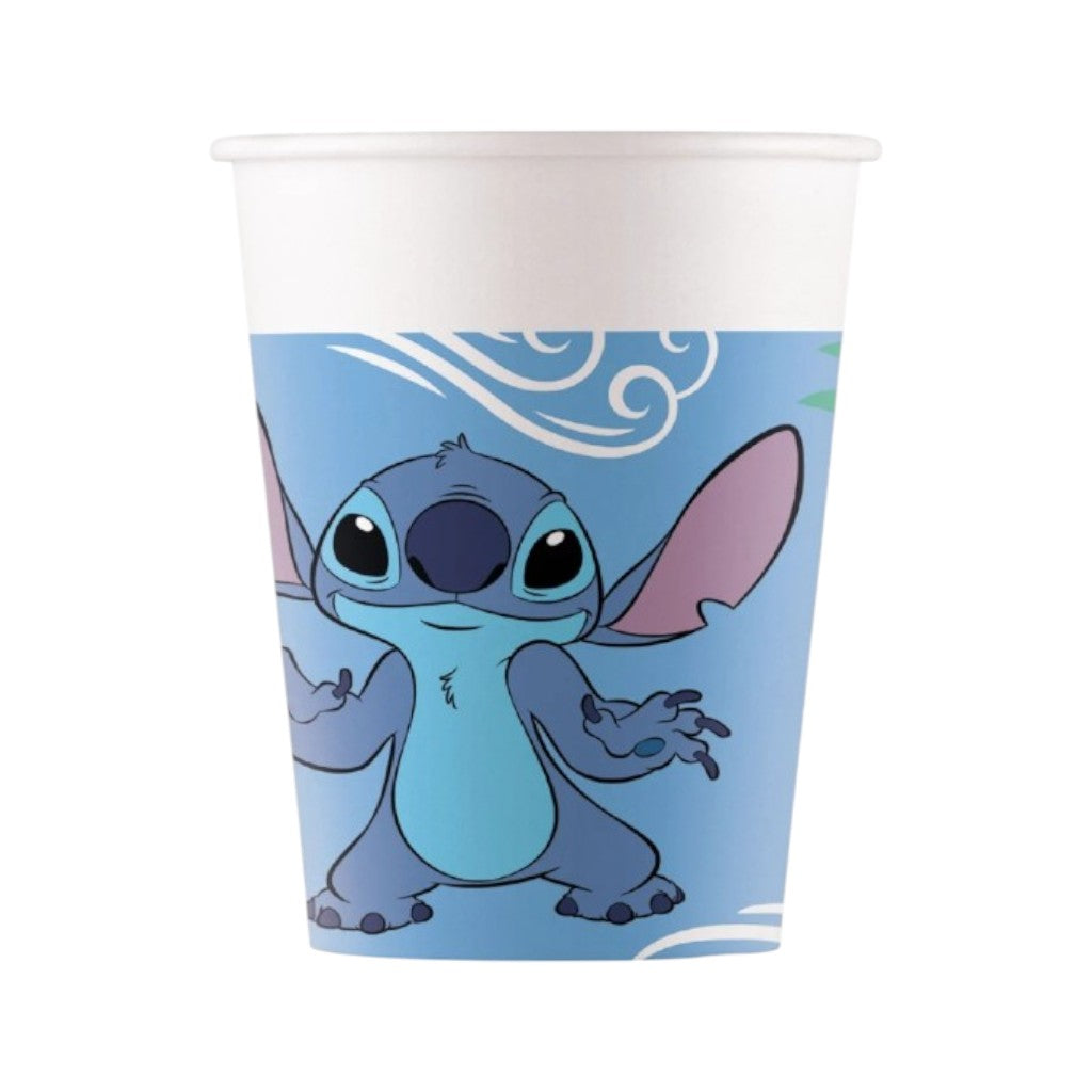 Einwegbecher Stitch & Angel 200ml, 8 Stück