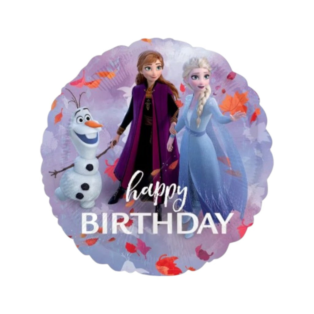 Disney Frozen II Happy Birthday Folienballon, 45 cm