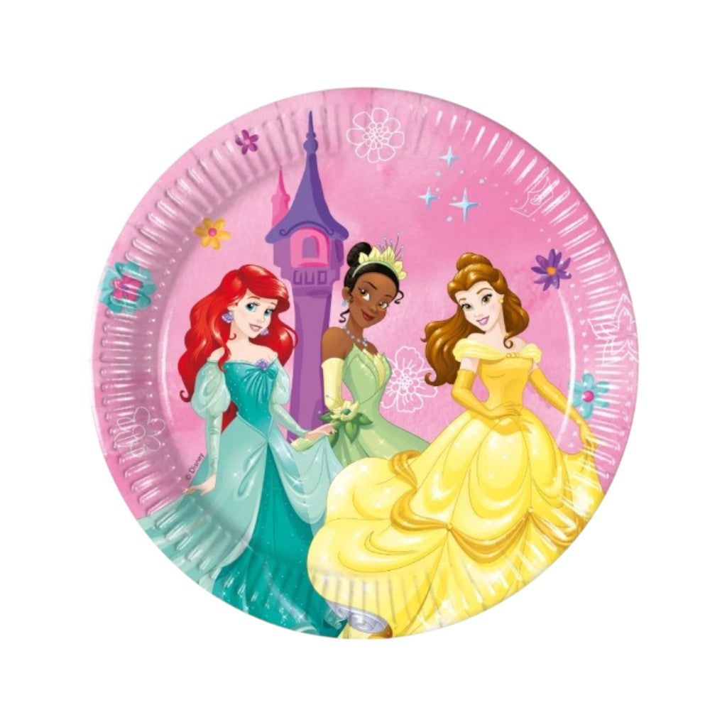 Einwegteller Princess Live Your Story 20cm, 8 Stück