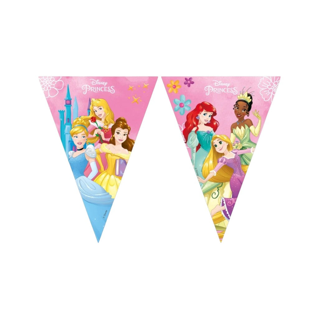 Wimpelkette Princess Live Your Story, 1 Stück