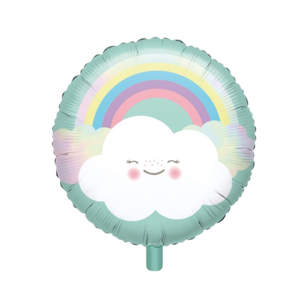 Regenbogen & Wolke Folienballon, 43cm