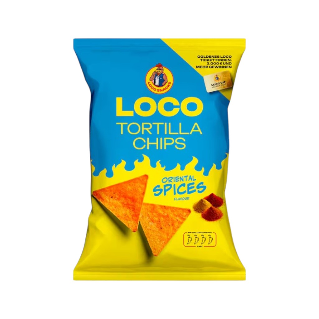 Loco Tortilla Chips Oriental Spices Flavour, 100g