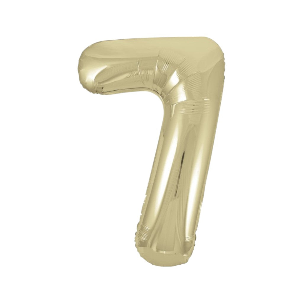 Ballon Zahlen Gold, 86 cm | 7