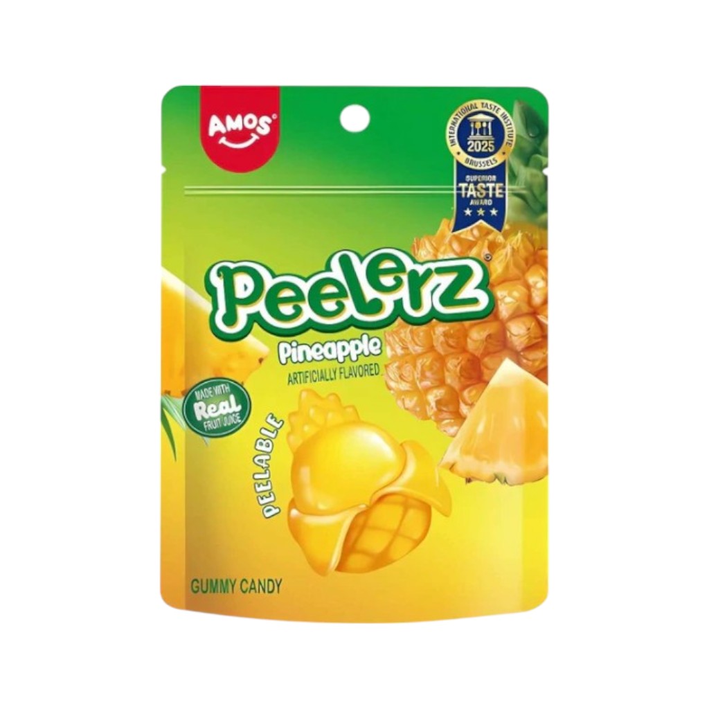 Amos Peelerz Peelable Ananas Gummy, 65g